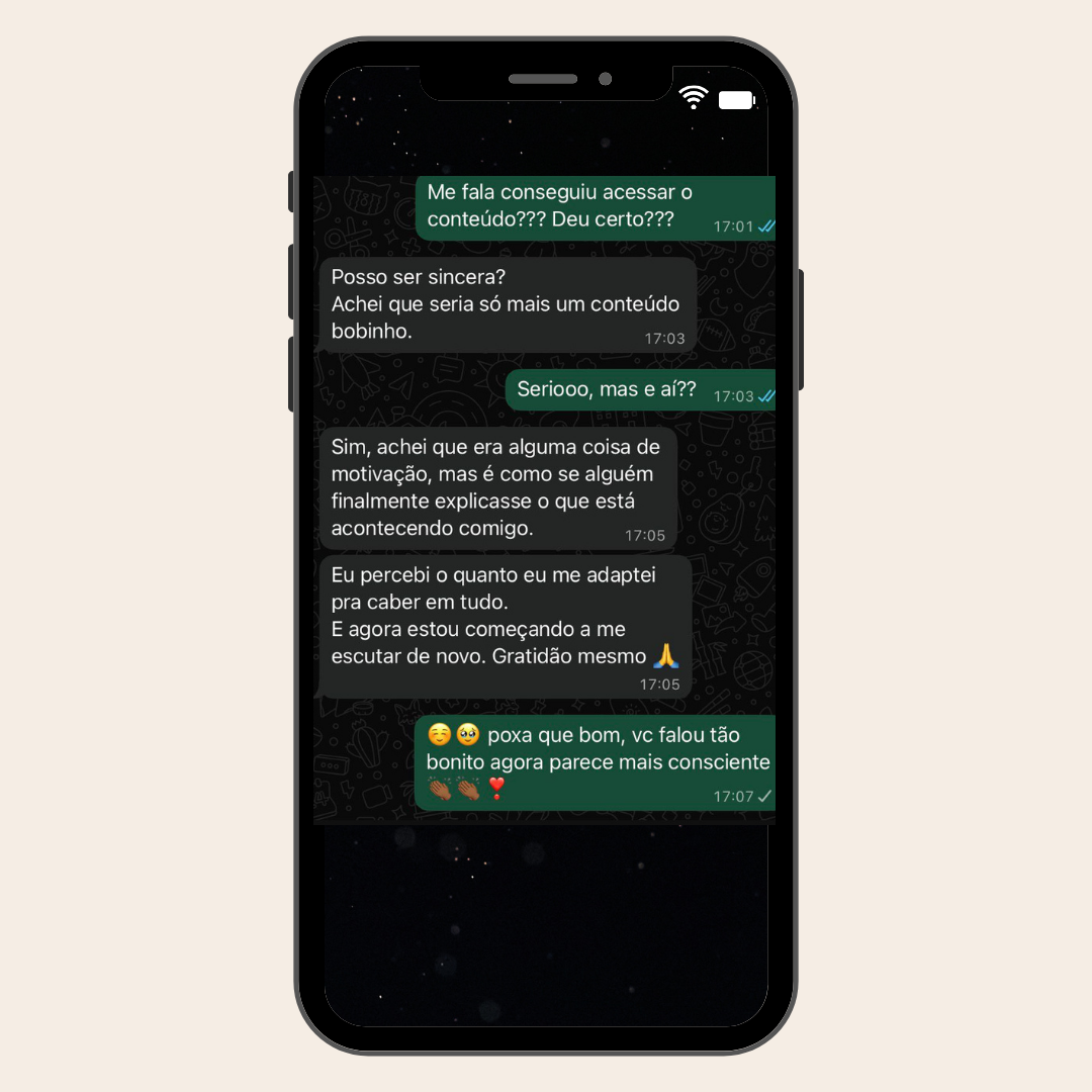 Depoimento de cliente satisfeita com o SOS Autoestima